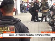 Trujillo: Mochila olvidada provoca alarma y despliegue policial en centro histórico
