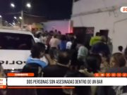 Chimbote: Doble asesinato dentro de un bar genera alarma