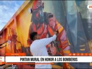 Trujillo: mural a bomberos destaca labor voluntaria en La Esperanza