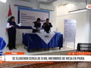 Piura: ODPE sortea 7 956 miembros de mesa para elecciones 2026