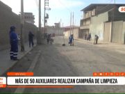 Trujillo: campaña de limpieza moviliza a más de 50 auxiliares