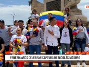 Venezolanos en Trujillo celebran captura de Nicolás Maduro