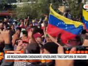 Venezolanos celebran en el mundo captura de Nicolás Maduro