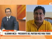 ELECCIONES 2026: Vladimir Meza – presidente del partido país para todos