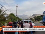 Accidente en Guadalupe deja un fallecido y dos heridos