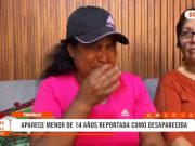 Trujillo: encuentran a menor de 14 años que estaba desaparecida
