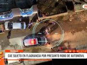 Capturan en flagrancia a presunto ladrón de automóvil en El Porvenir
