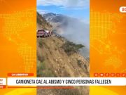 Pataz: Camioneta cae al abismo y deja cinco fallecidos