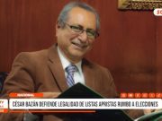 Lima: César Bazán defendió legalidad de listas apristas rumbo a elecciones