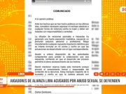 Lima: Jugadores de Alianza Lima niegan acusación de abuso sexual