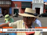 Trujillo: contaminación del río San Francisco alarma a pobladores