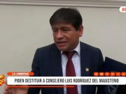 Minedu pidió a UGEL Pataz acciones para destituir a consejero Luis Rodríguez