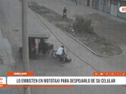 Chiclayo: Delincuentes en mototaxi embistieron a joven para robarle