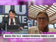 “Jerí no nos tomes el pelo. No puedes ir a un chifita con un empresario, tapado, para eludir las cámaras y la seguridad. Me recuerda a Sarratea”: Marisol Pérez Tello, candidata presidencial de Primero la Gente