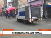 Trujillo: retiran estructuras informales en zona comercial céntrica