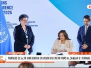 Internacional: Tratado de alta mar entra en vigor en enero tras alcanzar 81 firmas