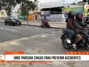 Trujillo: zanjas en Trujillo generan riesgo vial en Piérola