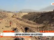 Trujillo ejecutó limpieza de la quebrada San Ildefonso para prevenir desbordes