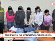 Huaraz: menores de edad son intervenidos por robo en tienda