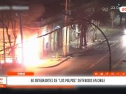 Chile: 50 integrantes de Los Pulpos fueron detenidos