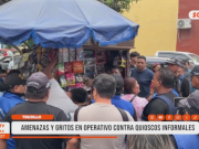 Trujillo: operativo contra quioscos informales genera tensión