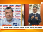 Elecciones 2026: Antonio Quispe, candidato a senador nacional por Fuerza Y Libertad