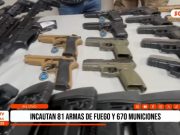 Trujillo: incautan 81 armas y 670 municiones