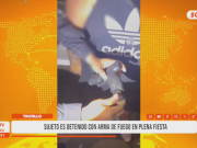 Detienen a hombre armado durante fiesta pública en La Esperanza