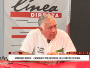 “El dinero de las regiones debe quedarse en las regiones. Si seguimos insistiendo en un modelo fracasado, entonces nunca vamos a poder crecer” Armando Massé, Candidato presidencial del Partido Democrático Federal