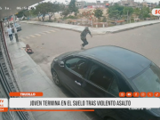 La Esperanza: asalto a joven por celular quedó grabado