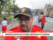 Cajamarca: bomberos garantizan atender emergencias en Carnaval