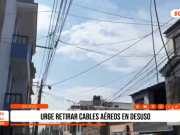 Trujillo: MTC fija plazo para retirar cables aéreos en desuso