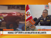 Huaraz: capturan a Los Malditos de Bellavista con arma