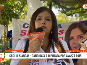 ELECCIONES 2026: candidata a diputada Cecilia Siancas exige pago a maestros