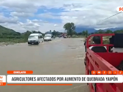 Chiclayo: agricultores afectados por aumento de quebrada Yaipón