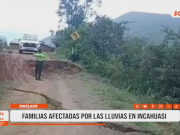 Lambayeque: familias afectadas por las lluvias en Incahuasi