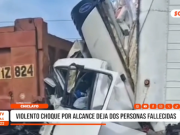 Chiclayo: violento choque por alcance deja dos personas fallecidas