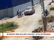 Trujillo: delincuente roba celulares a balazos y actúa con impunidad