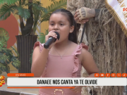 Danaee emocionó en Feliz Domingo cantando “Ya Te Olvidé”