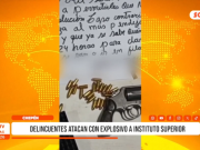 Chepén: delincuentes atacan con explosivo instituto Ciro Alegría