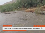 Áncash: agricultores de Huarmey alertan por riesgo de desborde del río