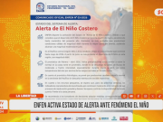Nacional: ENFEN alerta por Fenómeno El Niño moderado