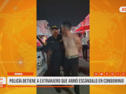 Piura: policía detiene a extranjero tras escándalo en condominio