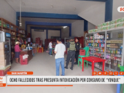 San Martín: ocho fallecidos por presunta intoxicación tras consumir yonque en Nueva Cajamarca