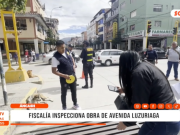 Huaraz: Fiscalía inspecciona obra de Av. Luzuriaga