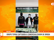 Áncash: grupo terna captura a microcomercializador de droga