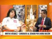 Elecciones 2026: Mirtha Vásquez, candidata al senado por Ahora Región