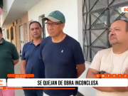 Trujillo: vecinos de Urb. El Recreo protestan por obra inconclusa