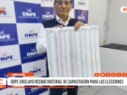 Chiclayo: ODPE Chiclayo recibió material de capacitación para las elecciones