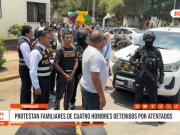 Trujillo: protestan familiares de cuatro hombres detenidos por atentados